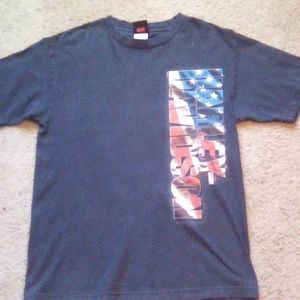 Harley Davidson Man Motorcycle Grandpa Tee Shirt Made in the USA y2k Size M